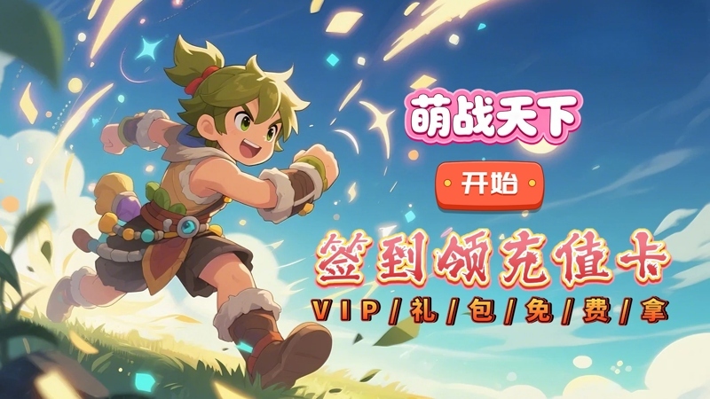 萌战天下（0.1 折萌趣冒险）福利礼包及线下充值活动